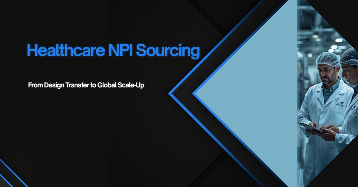 Healthcare NPI Sourcing: From Design Transfer to Global Scale-Up
