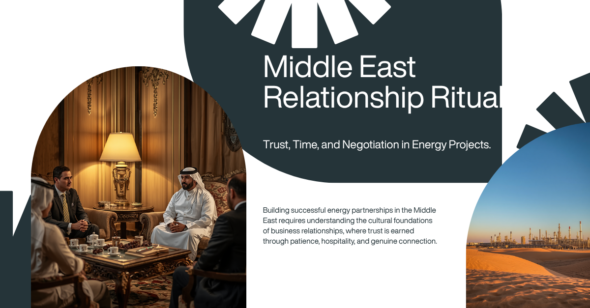 Middle East Relationship Rituals: Trust, Time, and Negotiation in Energy Projects