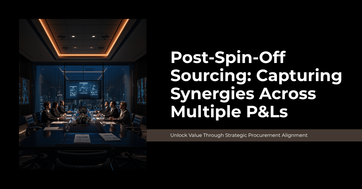 Post-Spin-Off Sourcing: Capturing Synergies Across Multiple P&Ls